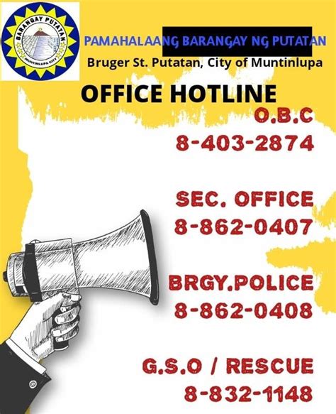 barangay putatan|BRGY. PUTATAN EMERGENCY .